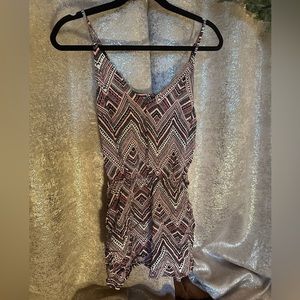 H&M Divided Romper 6 S geometric summer pink